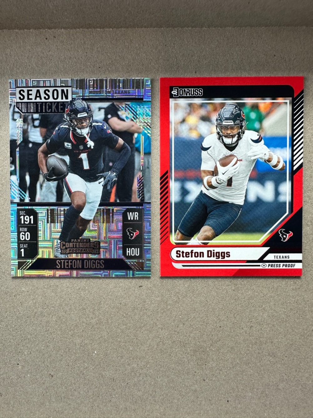 Texans Nico Collins/Andre Johnson/Tank Dell & CJ Stroud/Marks Rookies lot of 17 - Picture 12 of 15